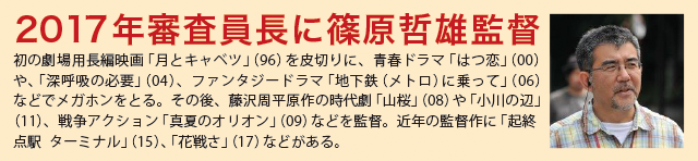 審査員長＿篠原哲雄監督